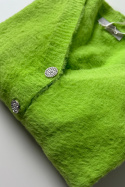 Sweterek z ozdobnymi guzikami ZM1108, zielony