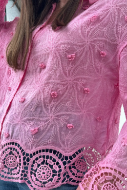 Bawełniana koszula SPRING, różowa