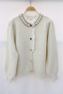 Ozdobny sweterek YHC7768 z dodatkiem wełny