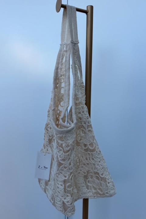 Bawełniana torebka boho w kwiaty