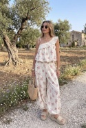 Bawełniany komplet Santorini Bloom