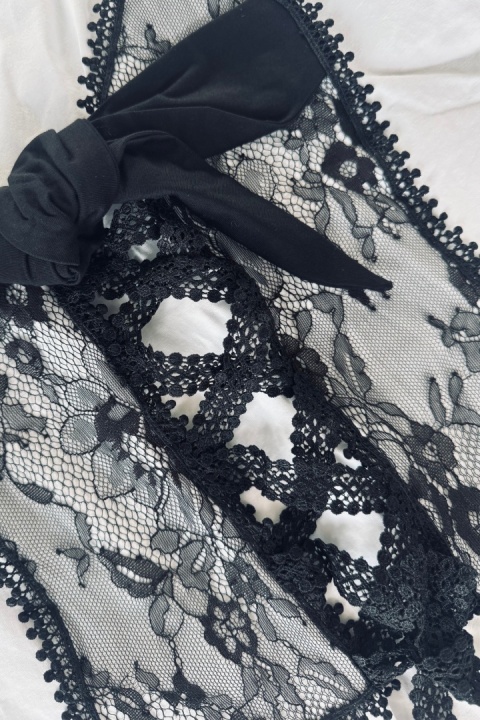 Bawełniany t-shirt z gorsetem | biały