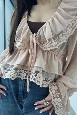 Bluzka Amaya soft | pudrowy róż