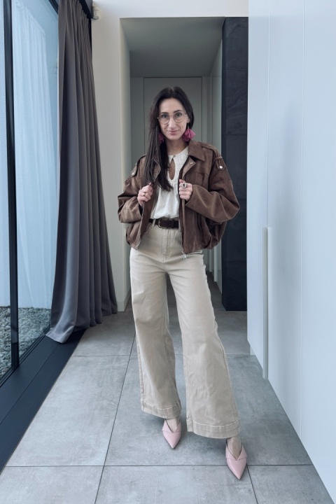 Kurtka Soft | czekoladowa