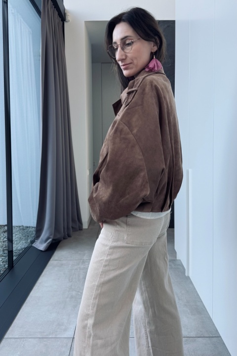 Kurtka Soft | czekoladowa