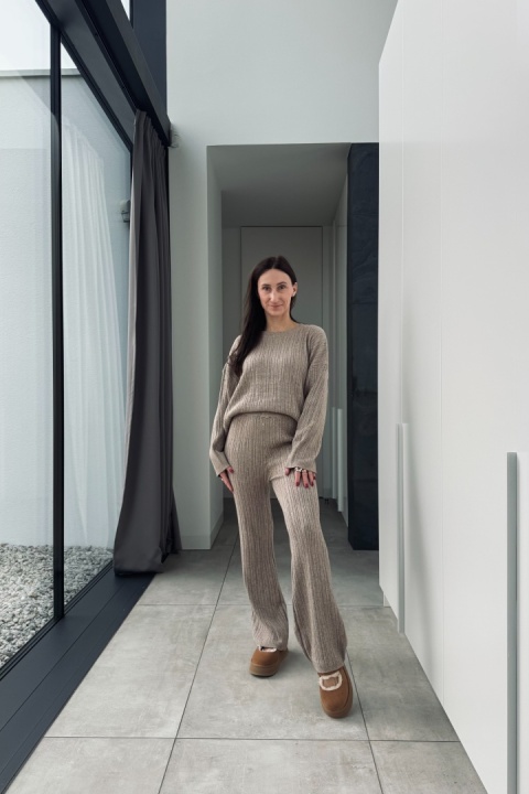 3 - częściowy komplet Cozy z kaszmirem | kawowy beż