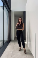 Pleciona torebka Luna midi w stylu vintage | włoska skóra naturalna pelle lavata | czekolada