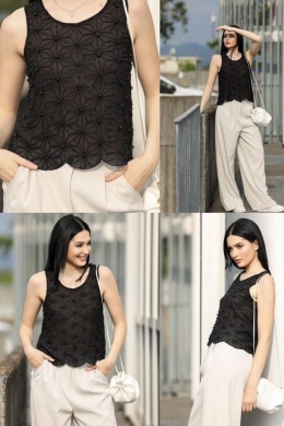 Elegancki top BH5031, czarny