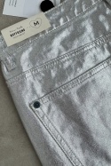 Srebrna spódnica jeansowa DY685