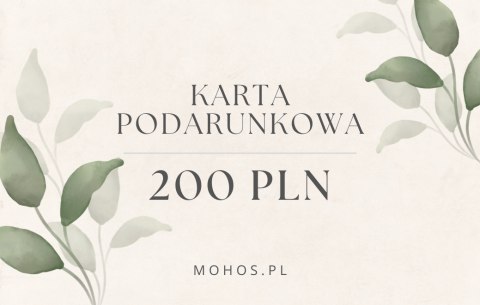 Karta podarunkowa 200 PLN