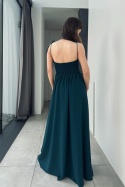 Sukienka Elegance | butelkowa zieleń