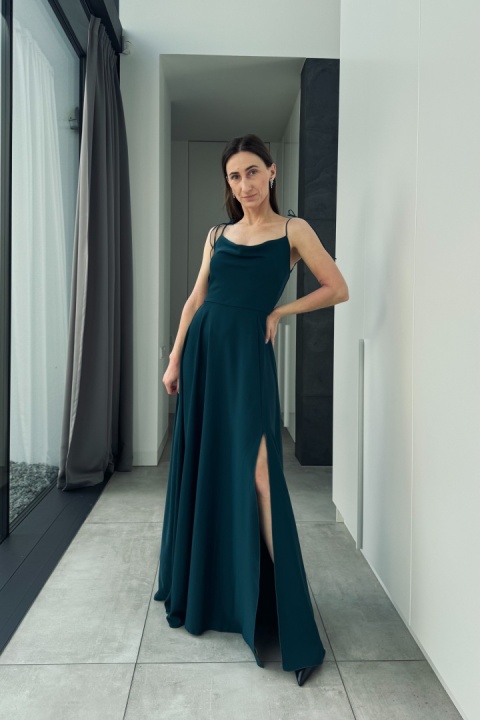 Sukienka Elegance | butelkowa zieleń Sukienka Elegance | butelkowa zieleń