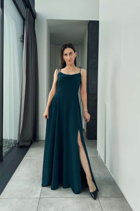 Sukienka Elegance | butelkowa zieleń Sukienka Elegance | butelkowa zieleń