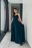 Sukienka Elegance | butelkowa zieleń