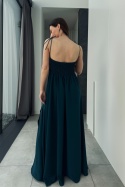 Sukienka Elegance | butelkowa zieleń