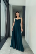 Sukienka Elegance | butelkowa zieleń