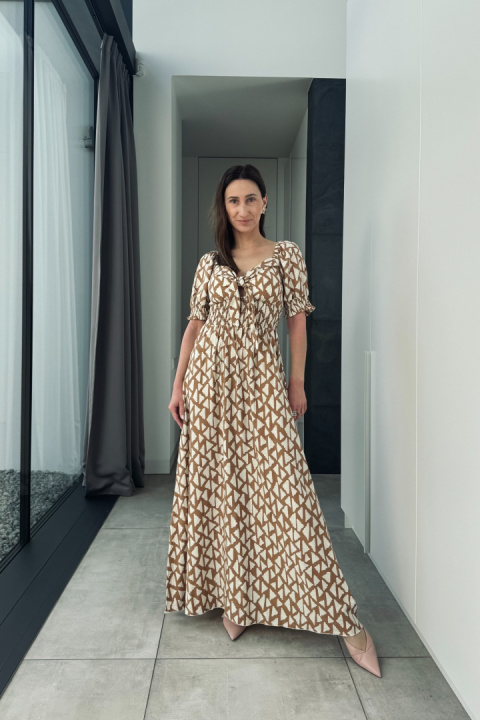 Wiskozowa sukienka maxi Carmela Wiskozowa sukienka maxi Carmela
