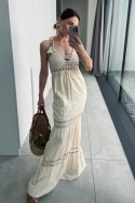 Haftowana suknia maxi boho M2179