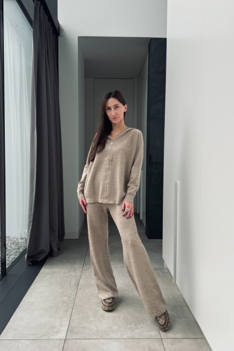Komplet Beige z kaszmirem | camel Komplet Beige z kaszmirem | camel