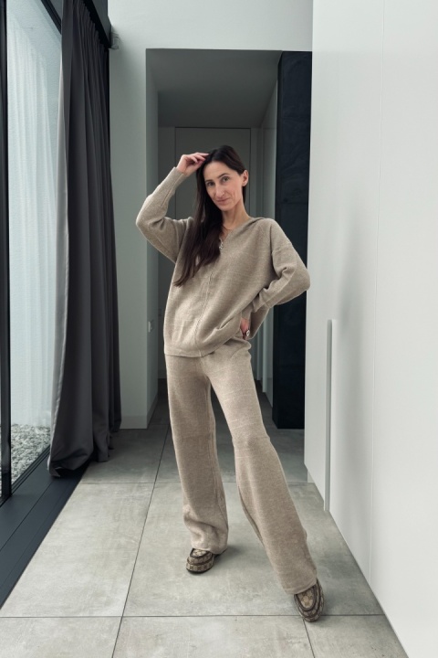 Komplet Beige z kaszmirem | camel Komplet Beige z kaszmirem | camel