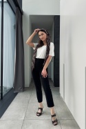 Chusta bandana z bawełny i jedwabiu | czekoladowa Chusta bandana z bawełny i jedwabiu | czekoladowa