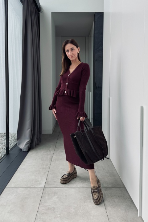 Torebka shopperka Pola maxi | czekolada Torebka shopperka Pola maxi | czekolada