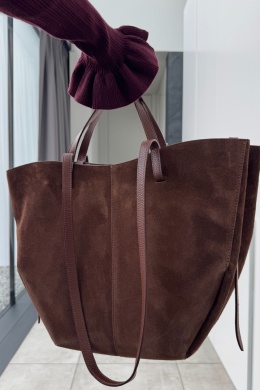 Torebka shopperka Pola maxi | kasztan