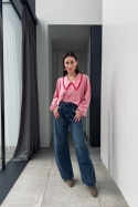 Jeansy barrel Urban Ease z ćwiekami