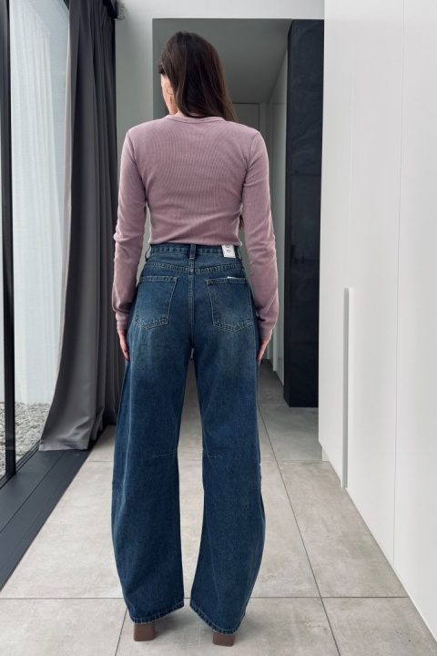 Jeansy barrel Urban Ease z ćwiekami Jeansy barrel Urban Ease z ćwiekami