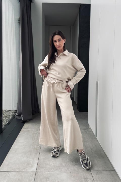 Komplet Grid z wiskozą | beżowy