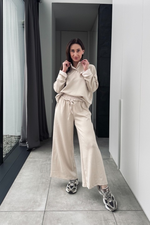 Komplet Grid z wiskozą | beżowy