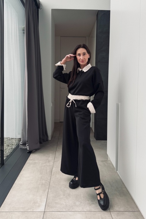 Komplet Grid z wiskozą | czarny