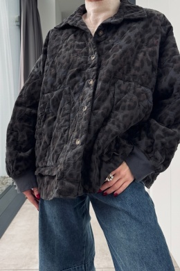 Sztruksowa kurtka Maculata | smoke