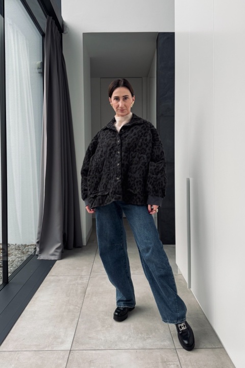 Sztruksowa kurtka Maculata | smoke Sztruksowa kurtka Maculata | smoke