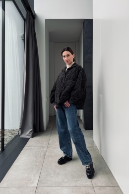 Sztruksowa kurtka Maculata | smoke