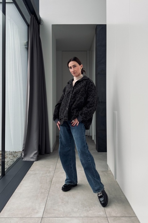 Sztruksowa kurtka Maculata | smoke Sztruksowa kurtka Maculata | smoke