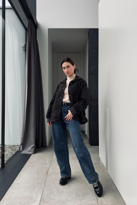 Sztruksowa kurtka Maculata | smoke Sztruksowa kurtka Maculata | smoke