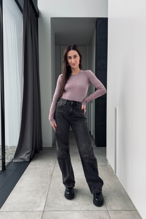 Szare, elastyczne jeansy barrel Urban Grey Szare, elastyczne jeansy barrel Urban Grey